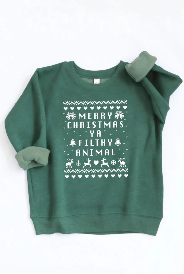 OAT COLLECTIVE - KIDS "FILTHY ANIMAL" SWEATSHIRT - Image 2