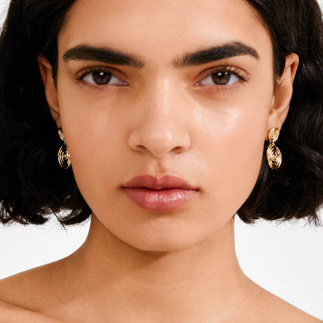 PILGRIM - EARRINGS AIR GOLD PLATED - Image 3