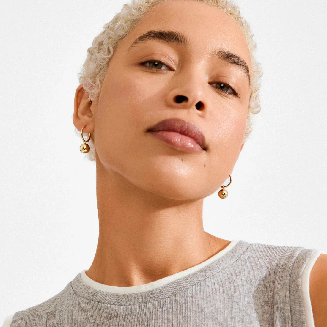 PILGRIM - Earrings : Air : Gold Plated - - Image 2