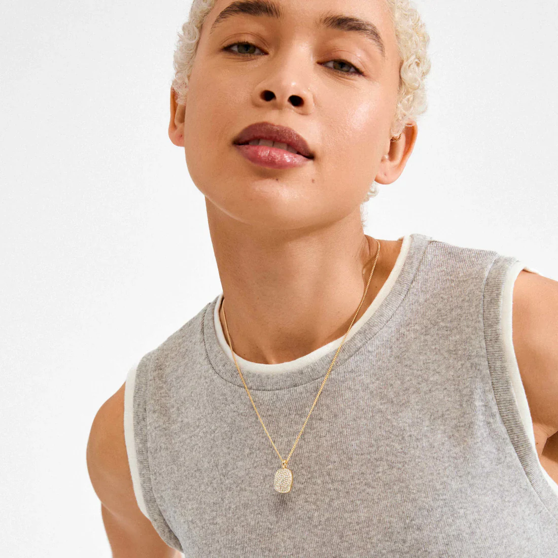 PILGRIM - Necklace : Ember : Gold Plated : Crystal - Gold Plated - Image 3