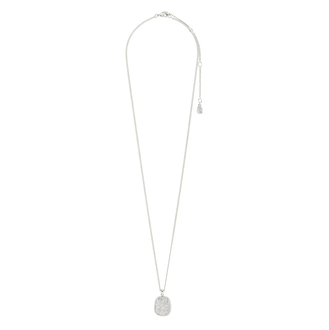 PILGRIM -  Necklace : Ember : Silver Plated : Crystal - Silver Plated - Image 2