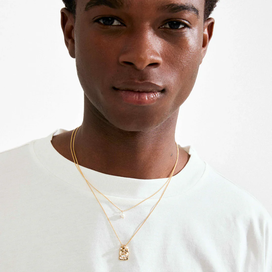 PILGRIM - Necklace : Fire : Gold Plated : Crystal - Image 3