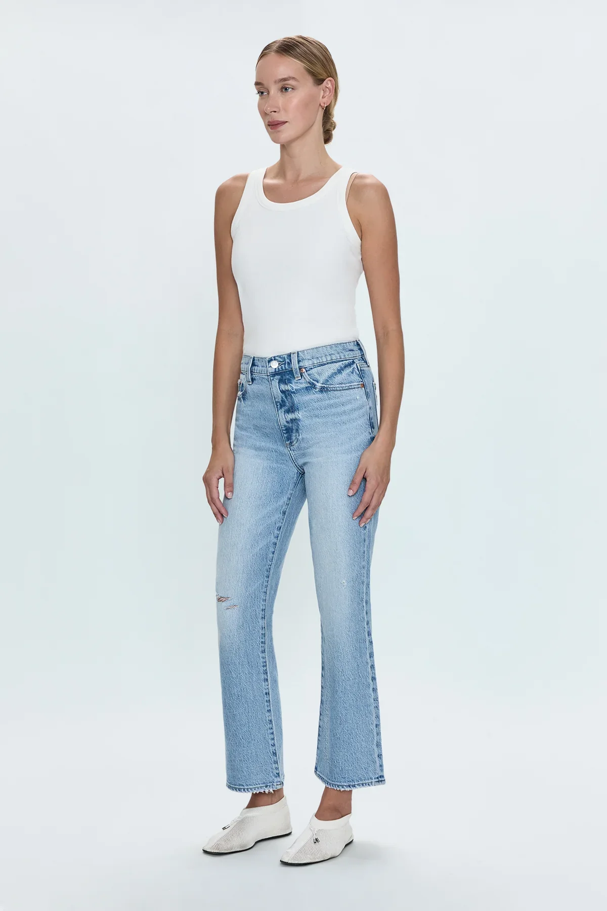 PISTOLA- Women's Ally High Rise Vintage Ankle Boot Jeans - Image 3