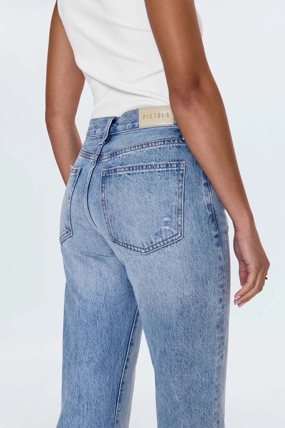 PISTOLA - WOMEN'S LEXI MID RISE, STRAIGHT LEG JEAN - Image 2