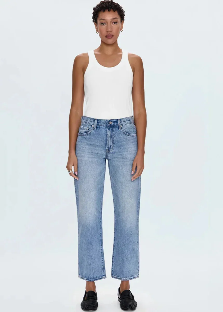 PISTOLA - WOMEN'S LEXI MID RISE, STRAIGHT LEG JEAN - Image 3