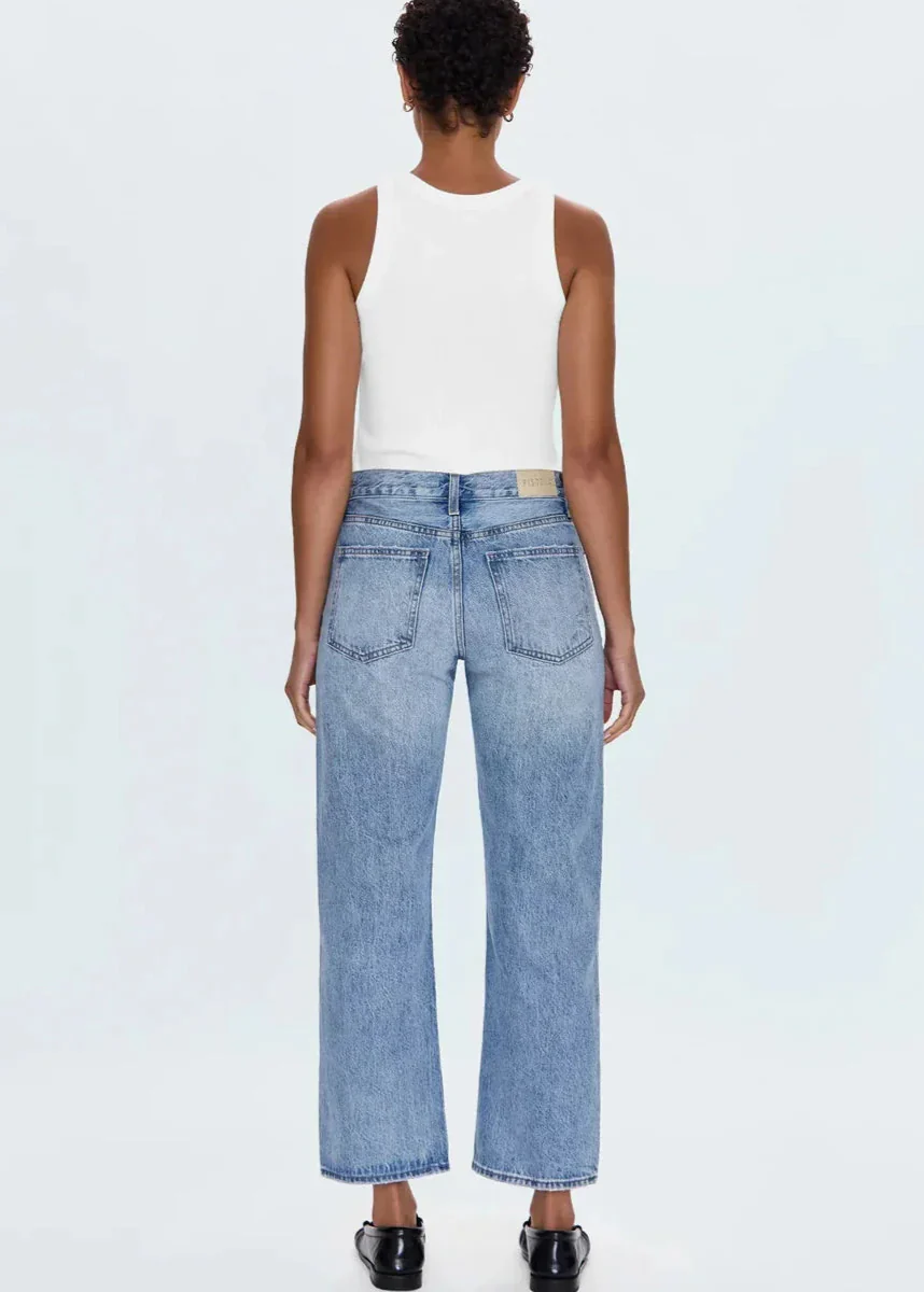 PISTOLA - WOMEN'S LEXI MID RISE, STRAIGHT LEG JEAN - Image 4