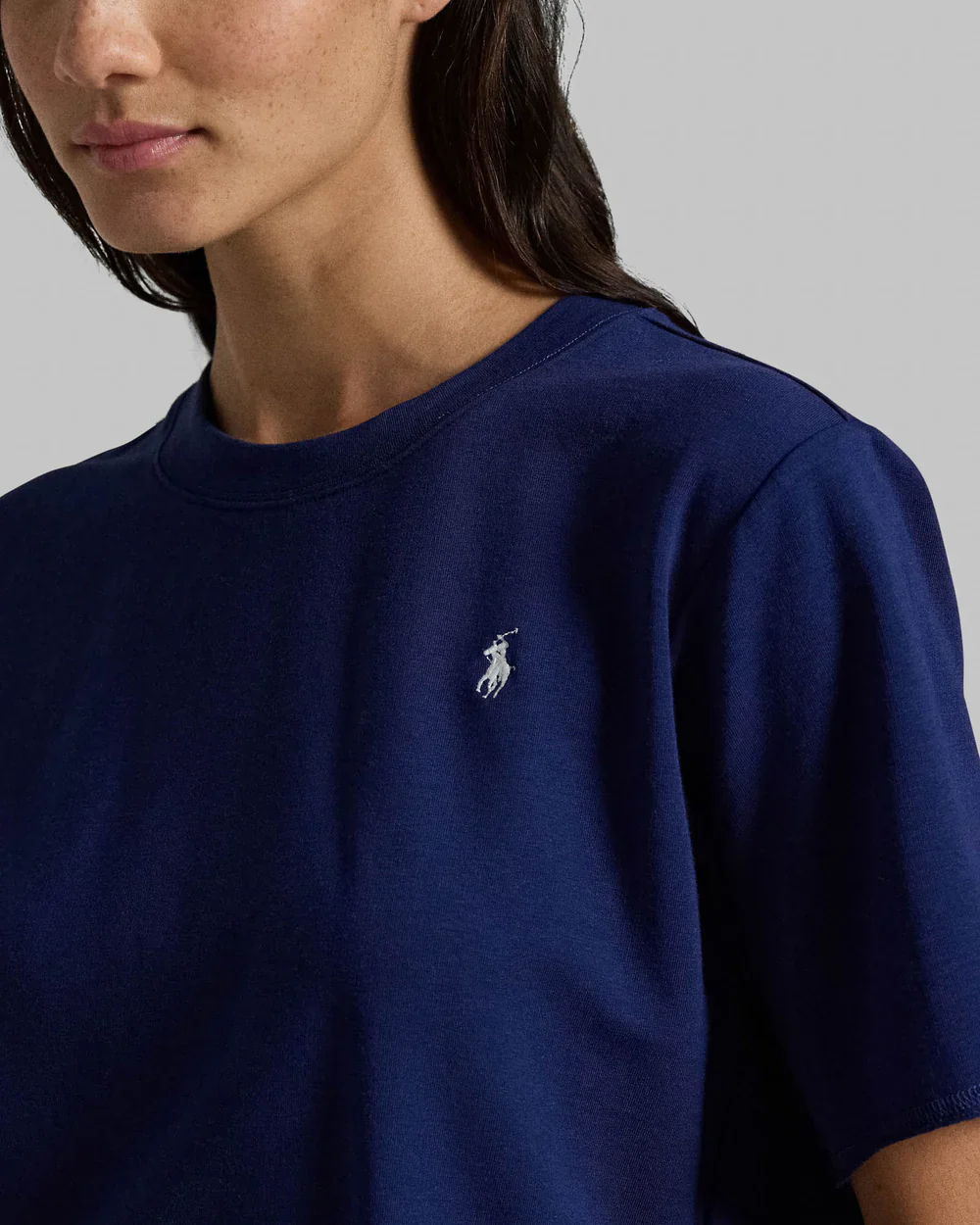 POLO RALPH LAUREN- WOMEN'S CLUB TERRY SHORT SLEEVE SHORT SET - Image 4