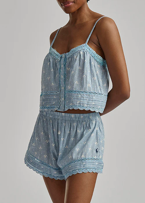 RALPH LAUREN -  2PC CAMI AND SHORT SET 4P0113R3 - Image 4