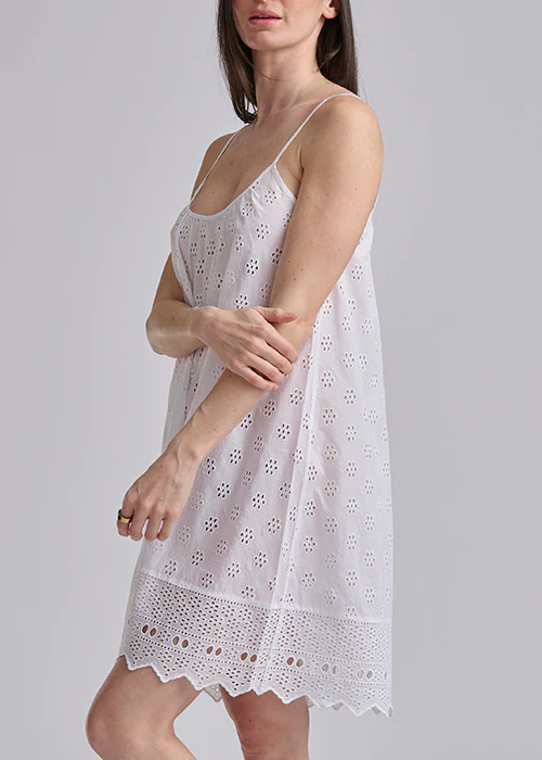RALPH LAUREN -  CTN EYELET CAMI SLEEP DRESS 4P0693R3 - Image 3