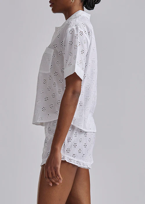 RALPH LAUREN -  CTTN EYELET SHRT SLEEVE PJ SET 4P0694R3 - Image 4