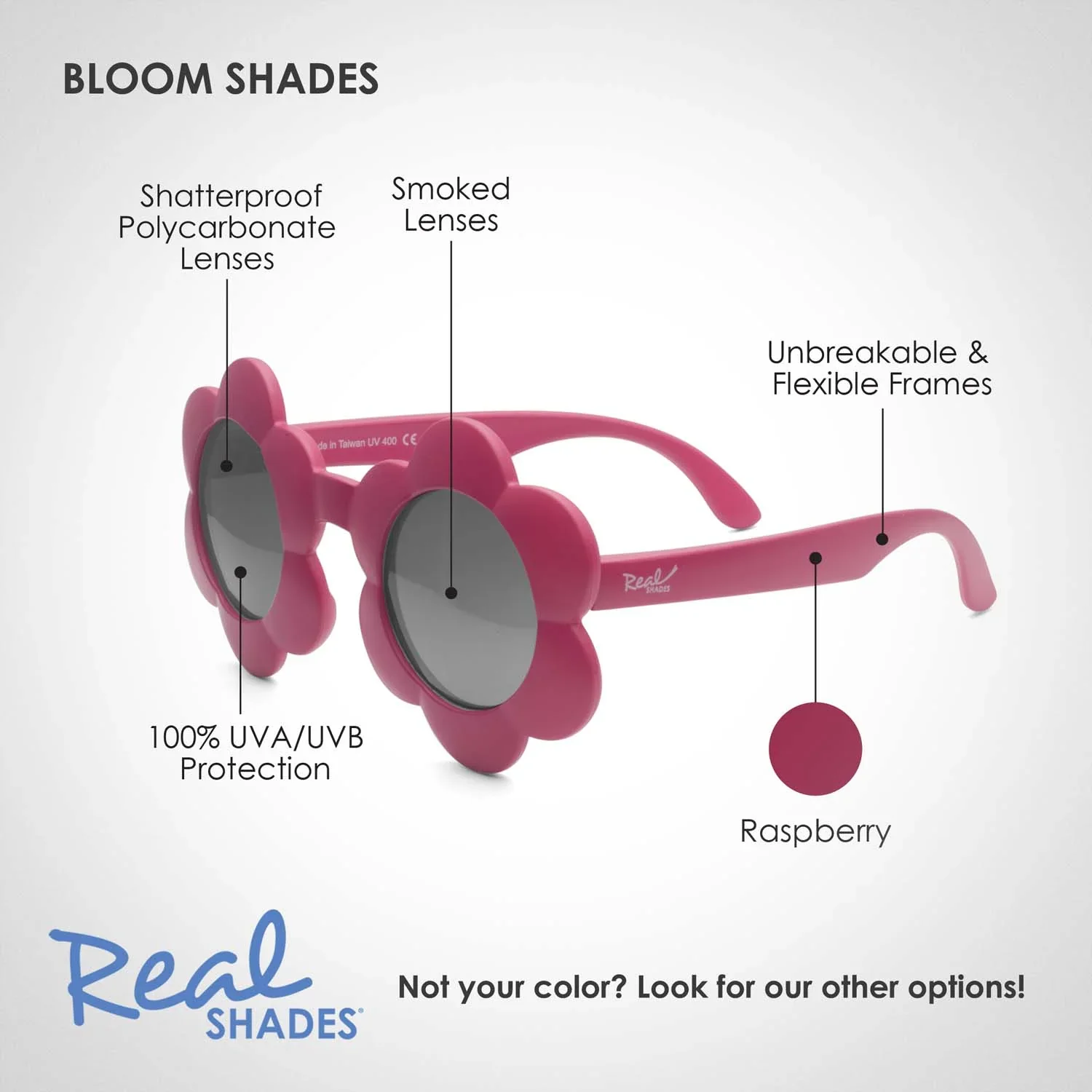 REAL SHADES - KIDS SUNGLASSES - BLOOM - Image 4