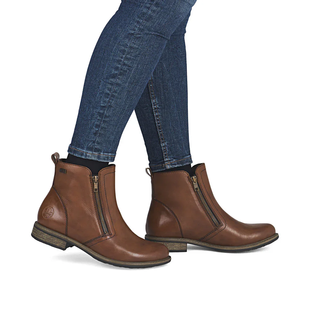 RIEKER- WOMEN'S ZIP BOOT 74850-25 - Image 5