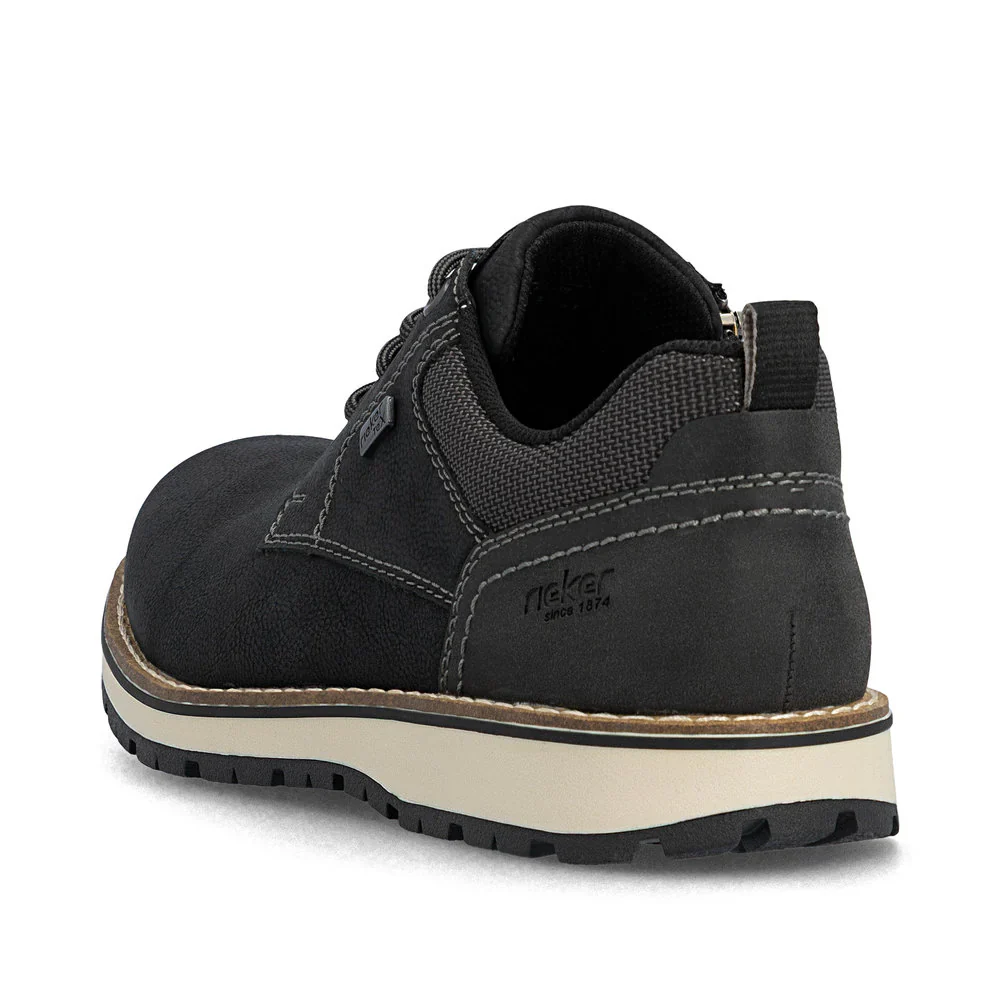 RIEKER- MEN'S ZIPPER LACE SHOE 38406-00 - Image 3
