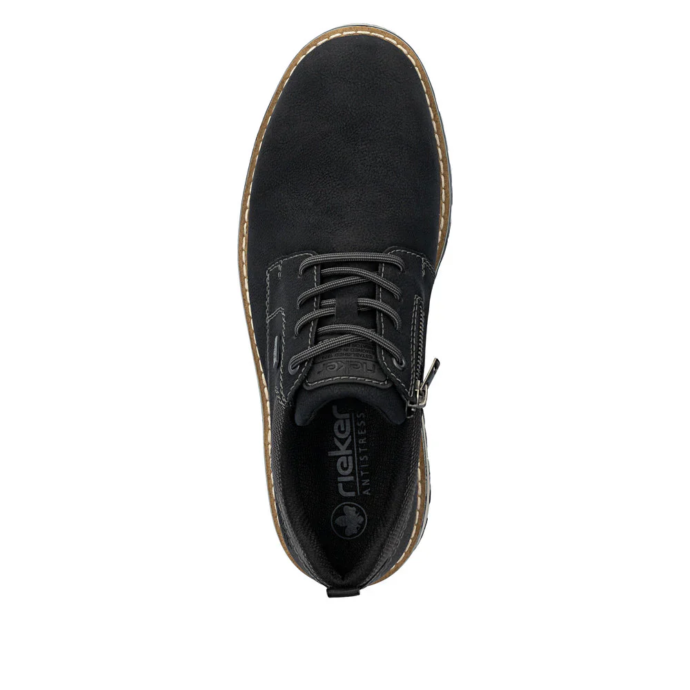 RIEKER- MEN'S ZIPPER LACE SHOE 38406-00 - Image 4