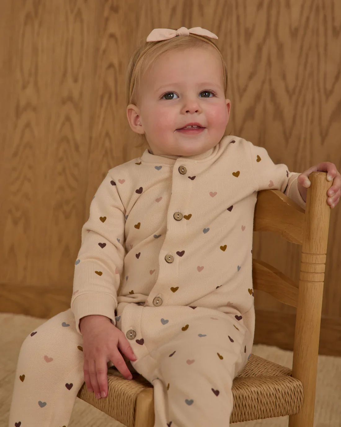 RYLEE + CRU- HEARTS BUTTON DOWN JUMPSUIT - Image 2