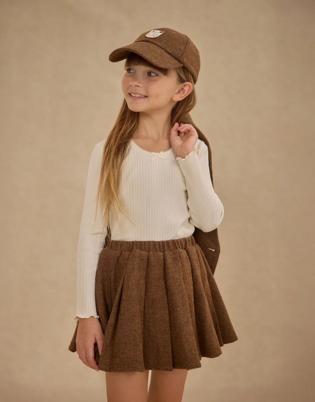RYLEE + CRU- KIDS RIBBED LONG SLEEVE SHIRT - Image 2