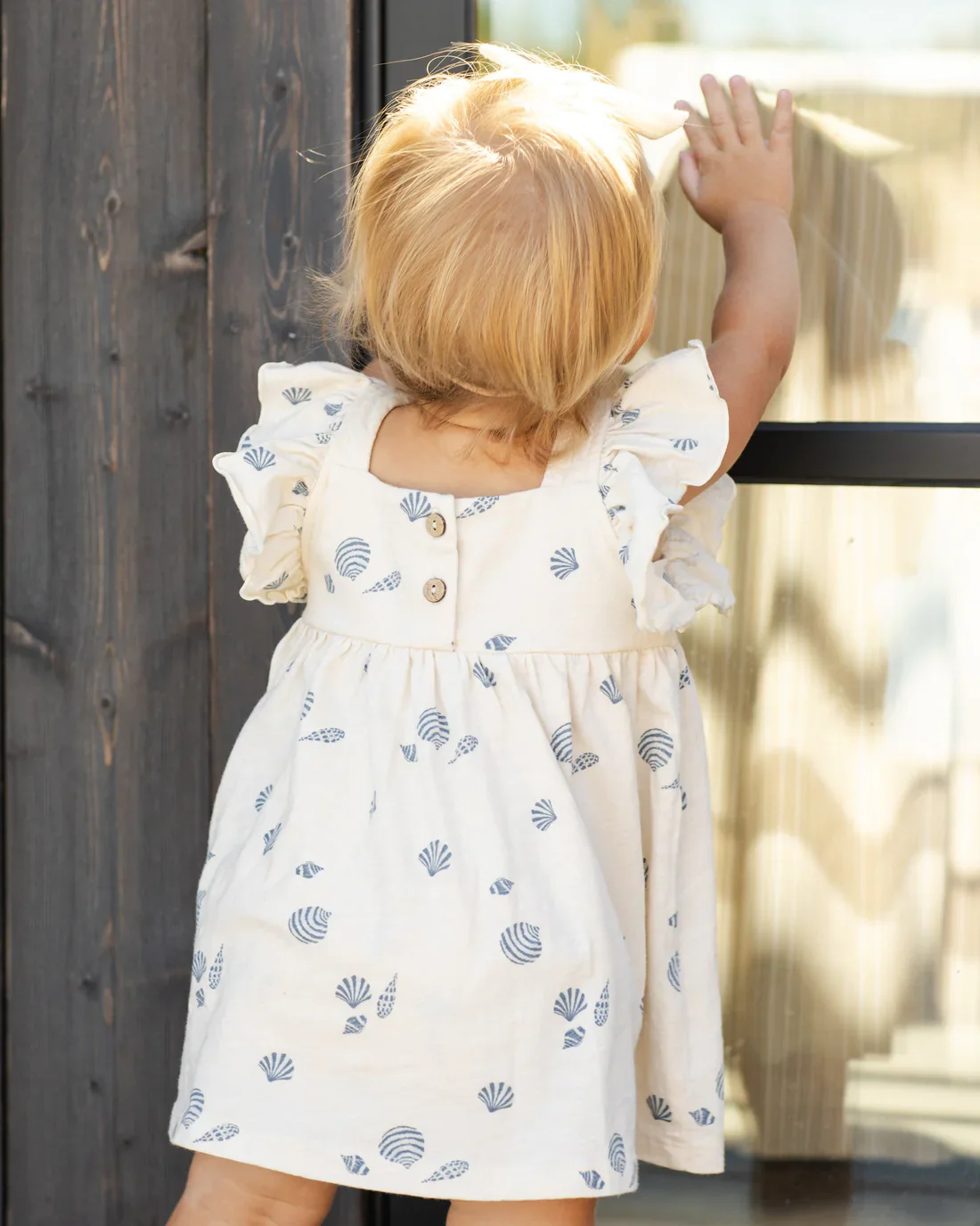 RYLEE + CRU - KIDS MARIPOSA DRESS SEASHELLS - Image 3