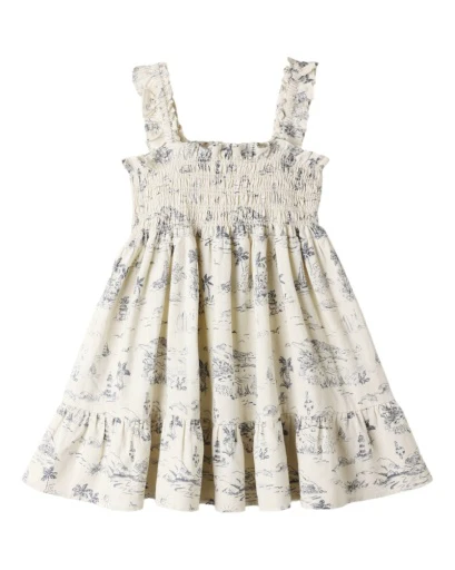 RYLEE + CRU - KIDS SUTTON DRESS OCEAN TOILE - Image 8