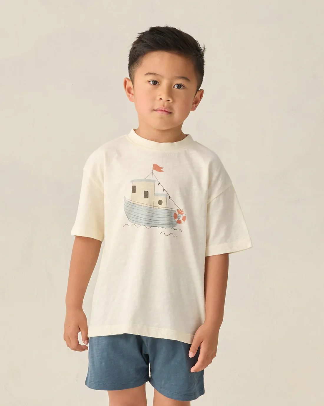 RYLEE + CRU - SAM SHORT NAVY - Image 2