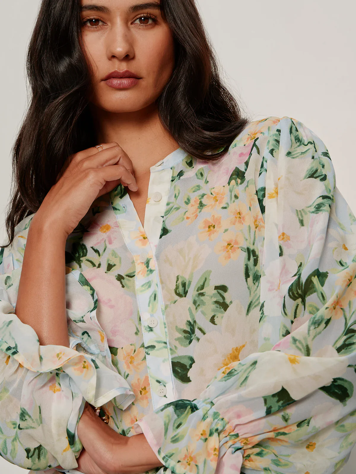 SANCTUARY - WOMEN'S FEMME MUSE BUTTON BLOUSE - Image 3