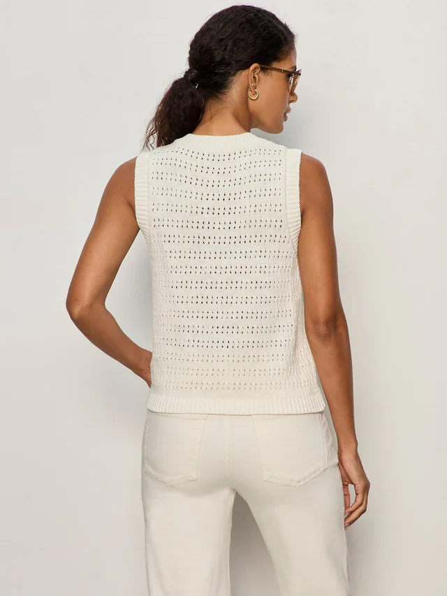 SANCTUARY - WOMEN'S POINTELLE SHELL - Image 2