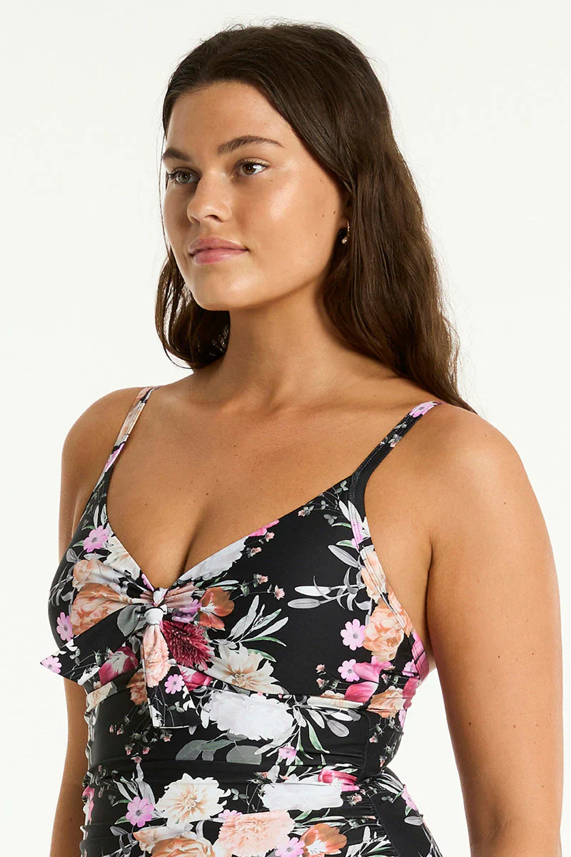 SEA LEVEL- WOMEN'S 1PC BELLE TIE FRONT DD/E CUP SWIMSUIT - Image 3