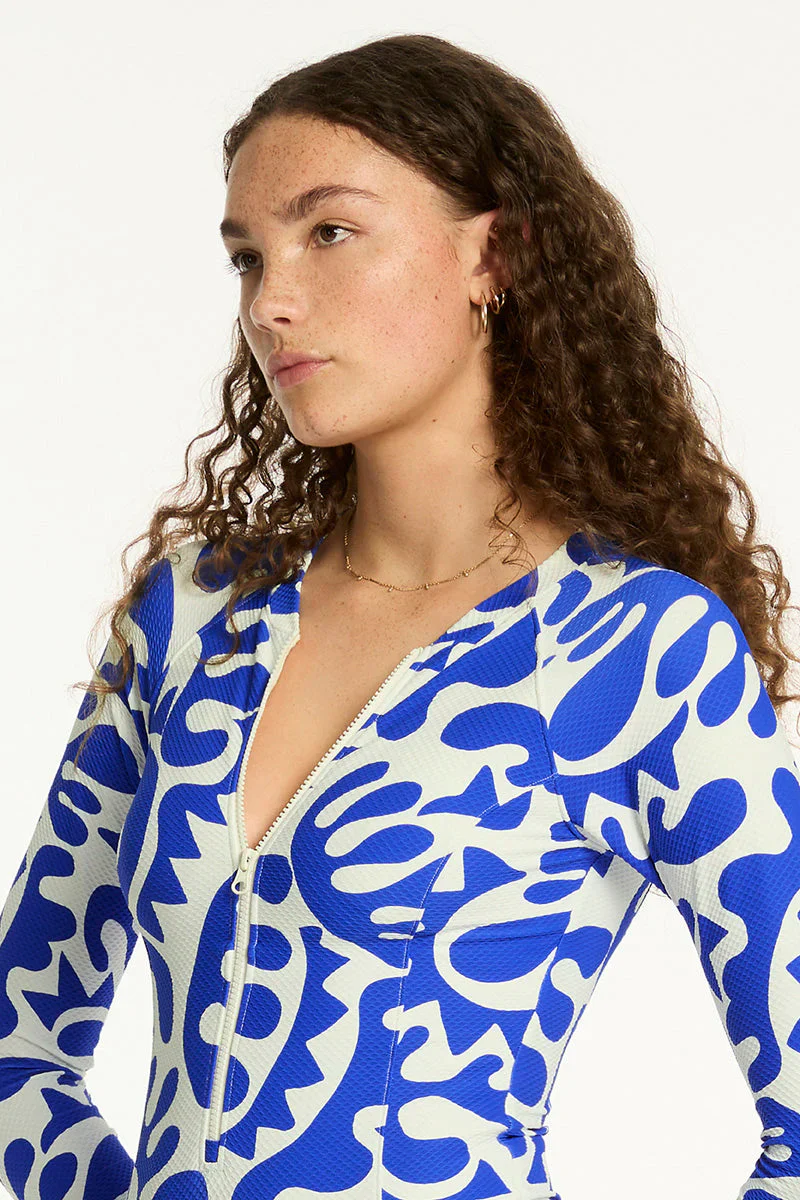 SEA LEVEL - SEASCAPE LONG SLV ONE PIECE - Image 8