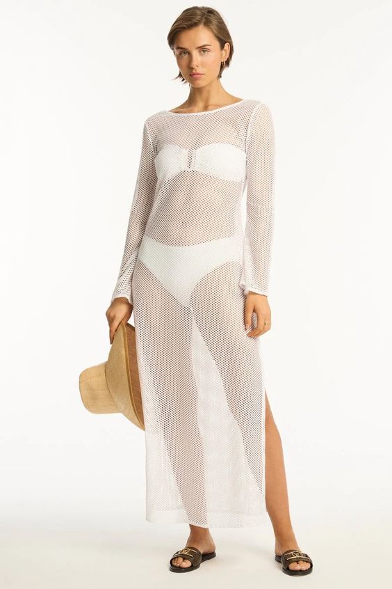 SEA LEVEL- WOMEN'S SURF MESH DRESS COVER UP - Image 2