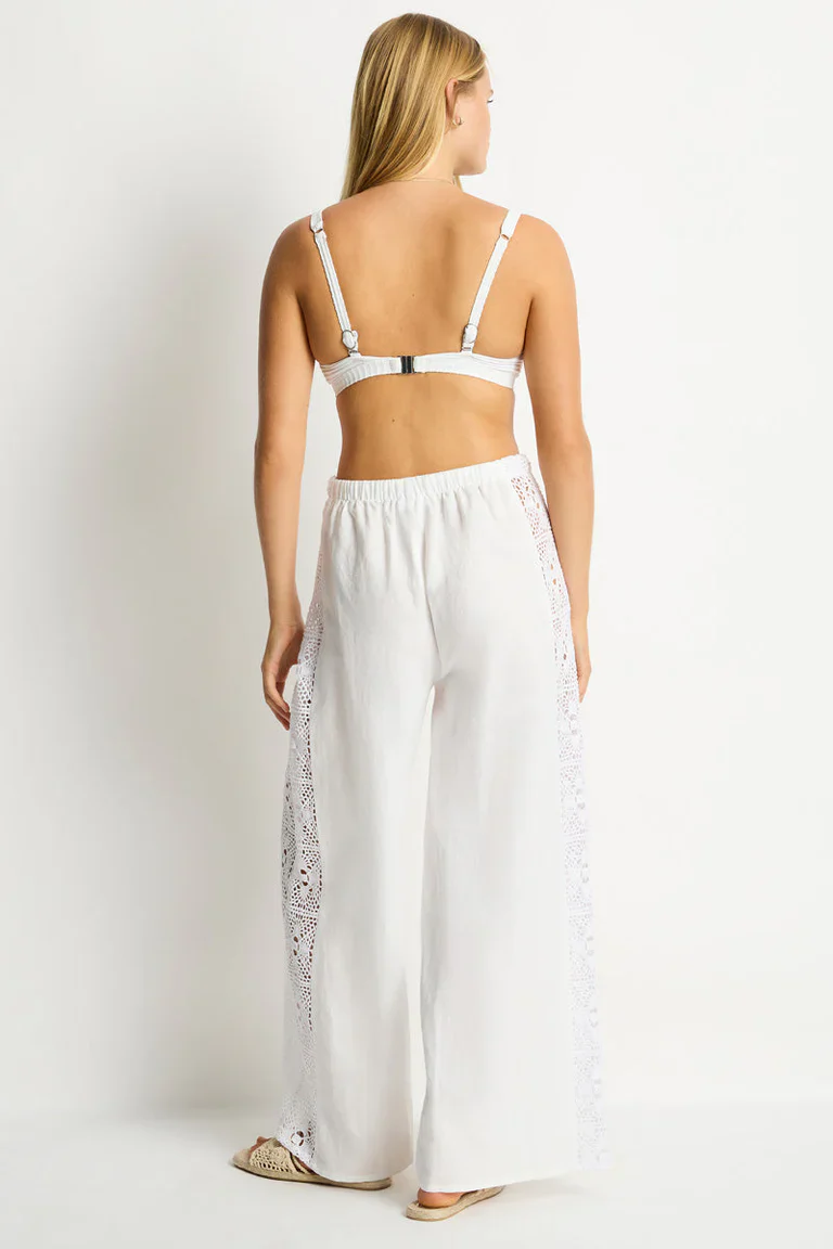 SEA LEVEL - SHORE LINEN PANELLED BEACH
PANT - Image 5