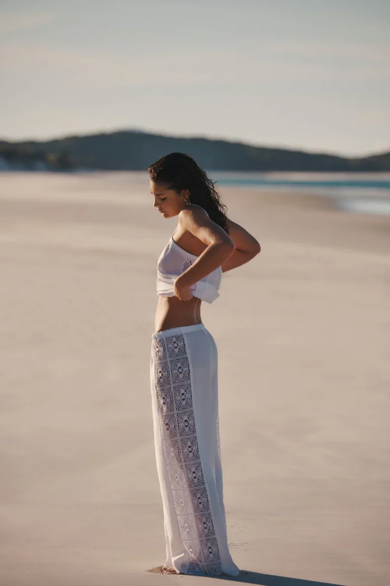 SEA LEVEL - SHORE LINEN PANELLED BEACH
PANT - Image 8