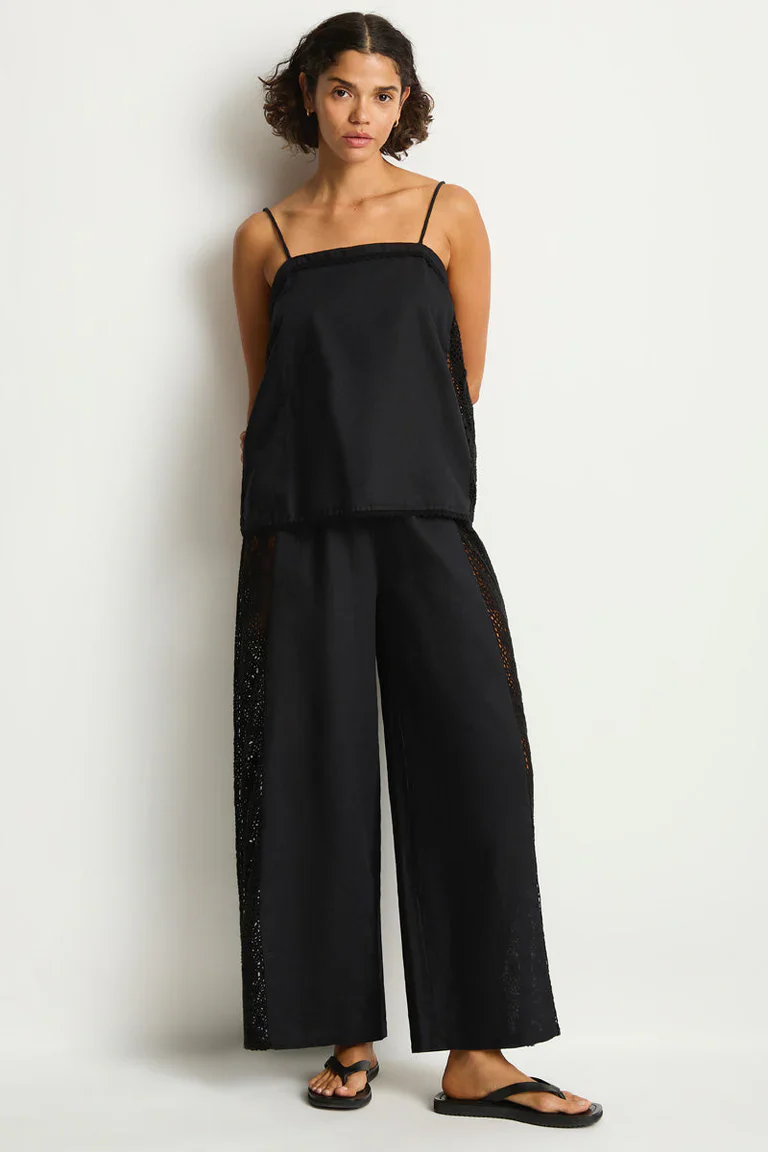 SEA LEVEL - SHORE LINEN PANELLED SHIFT
CAMI TOP - Image 8