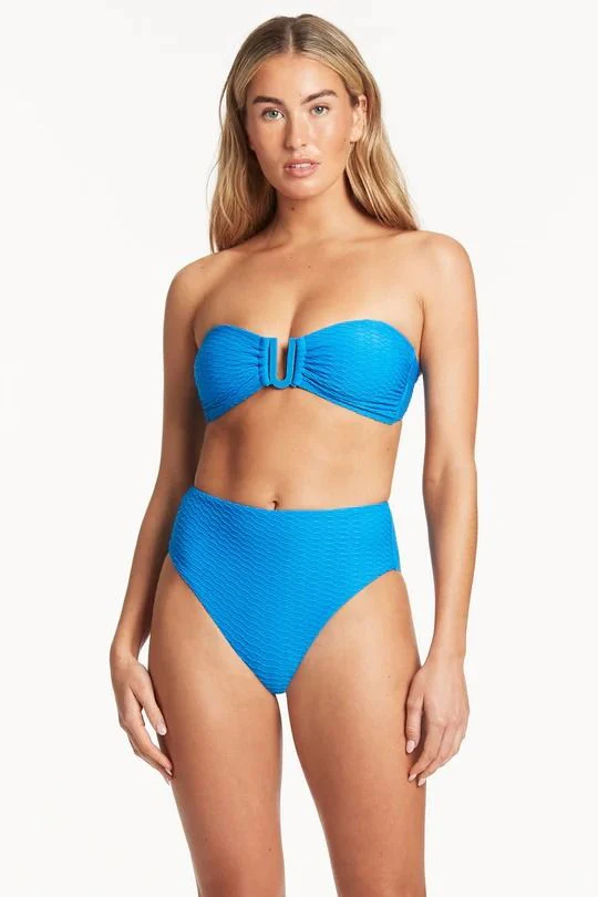 SEA LEVEL- LADIES HONEYCOMB U BAR BANDEAU SWIM TOP - Image 3