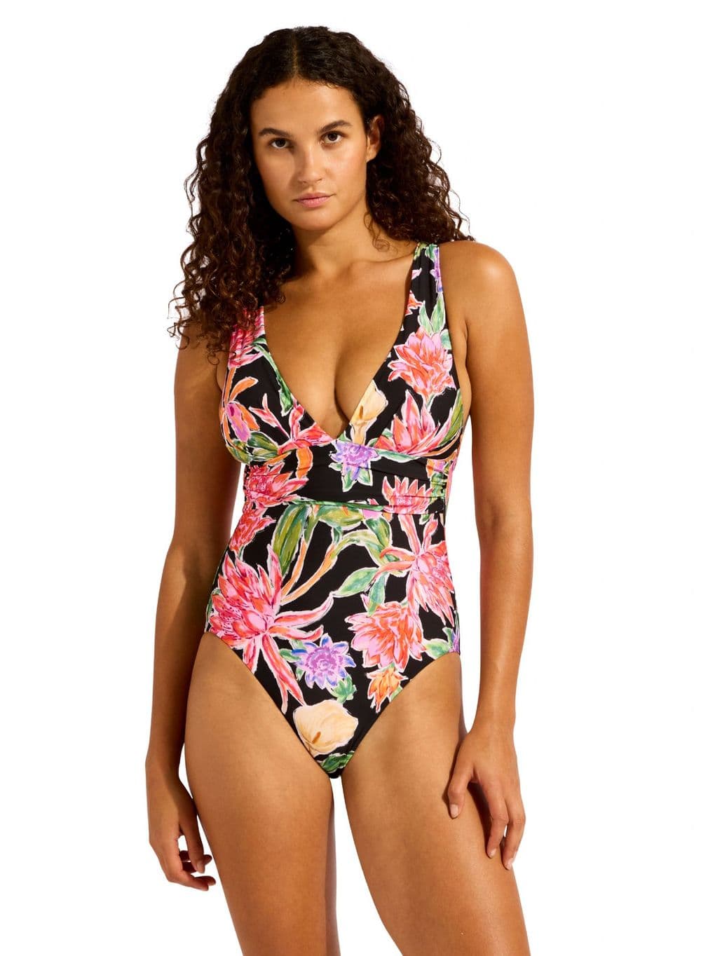 SEAFOLLY- HOTHOUSE FLOWERS CROSS BACK 1PC - Image 3