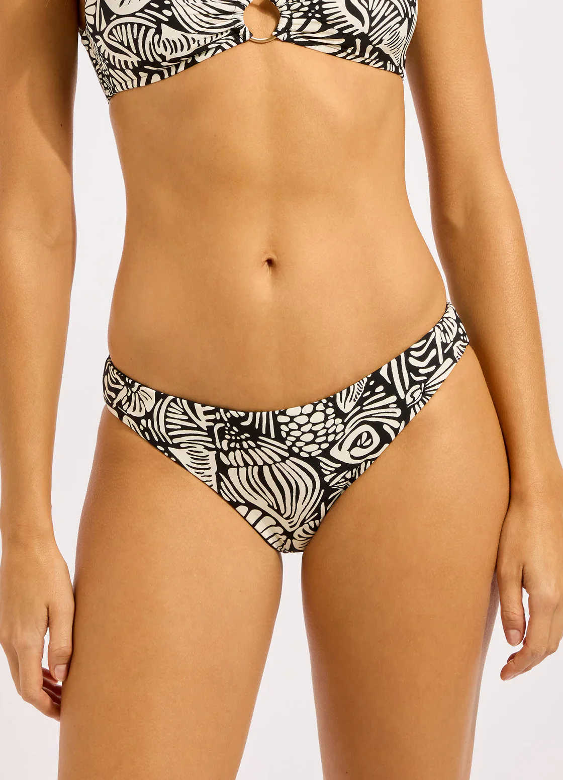 SEAFOLLY- C Shells Reversible Hipster Bikini Bottom - Image 2