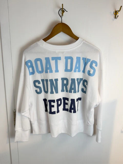 SHIRALEAH - BOAT DAYS, SUNRAYS SWEATER - Image 4