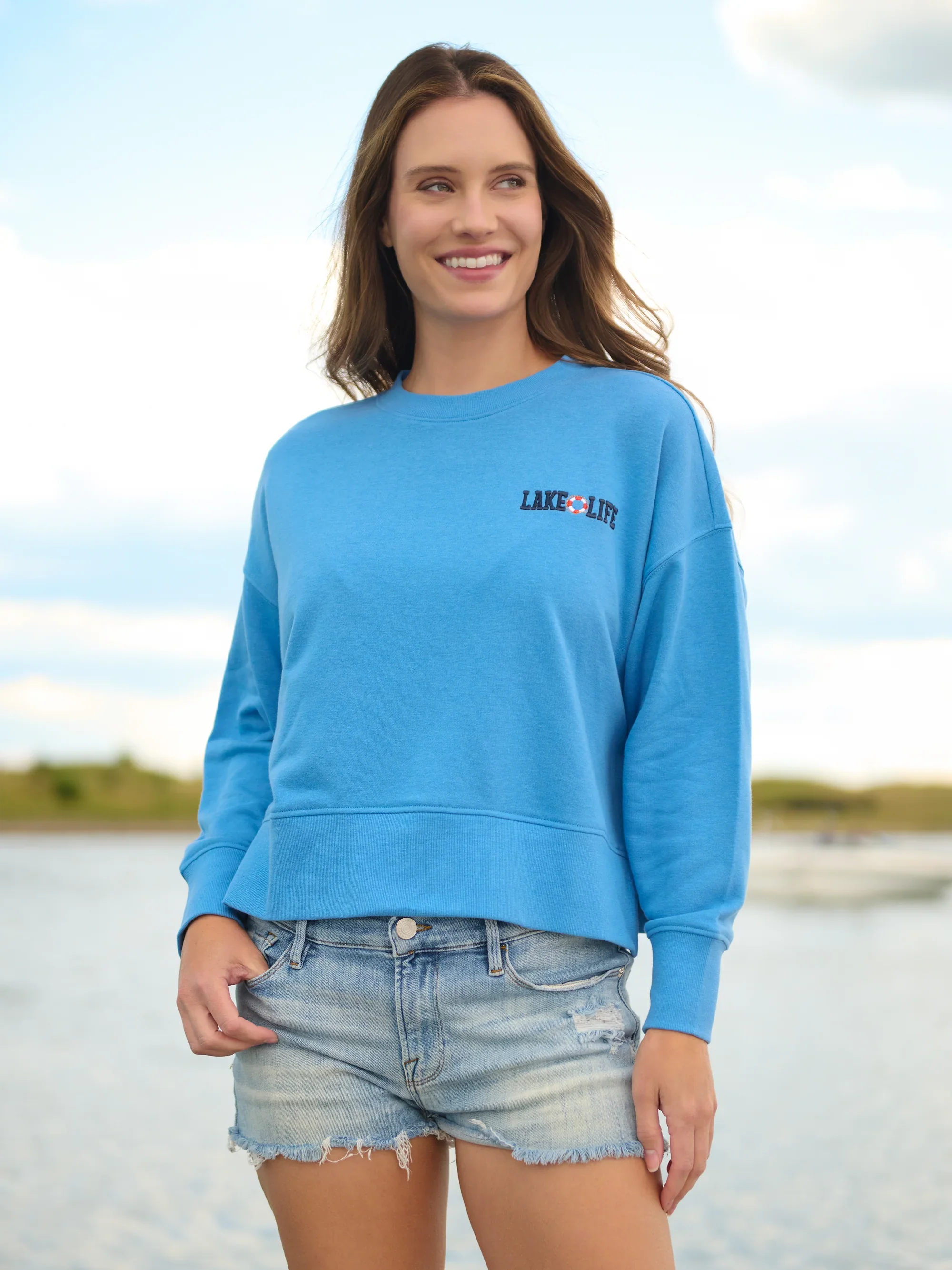 SHIRALEAH - BOAT DOCKS AND FLIP FLOPS SWEATER - Image 4
