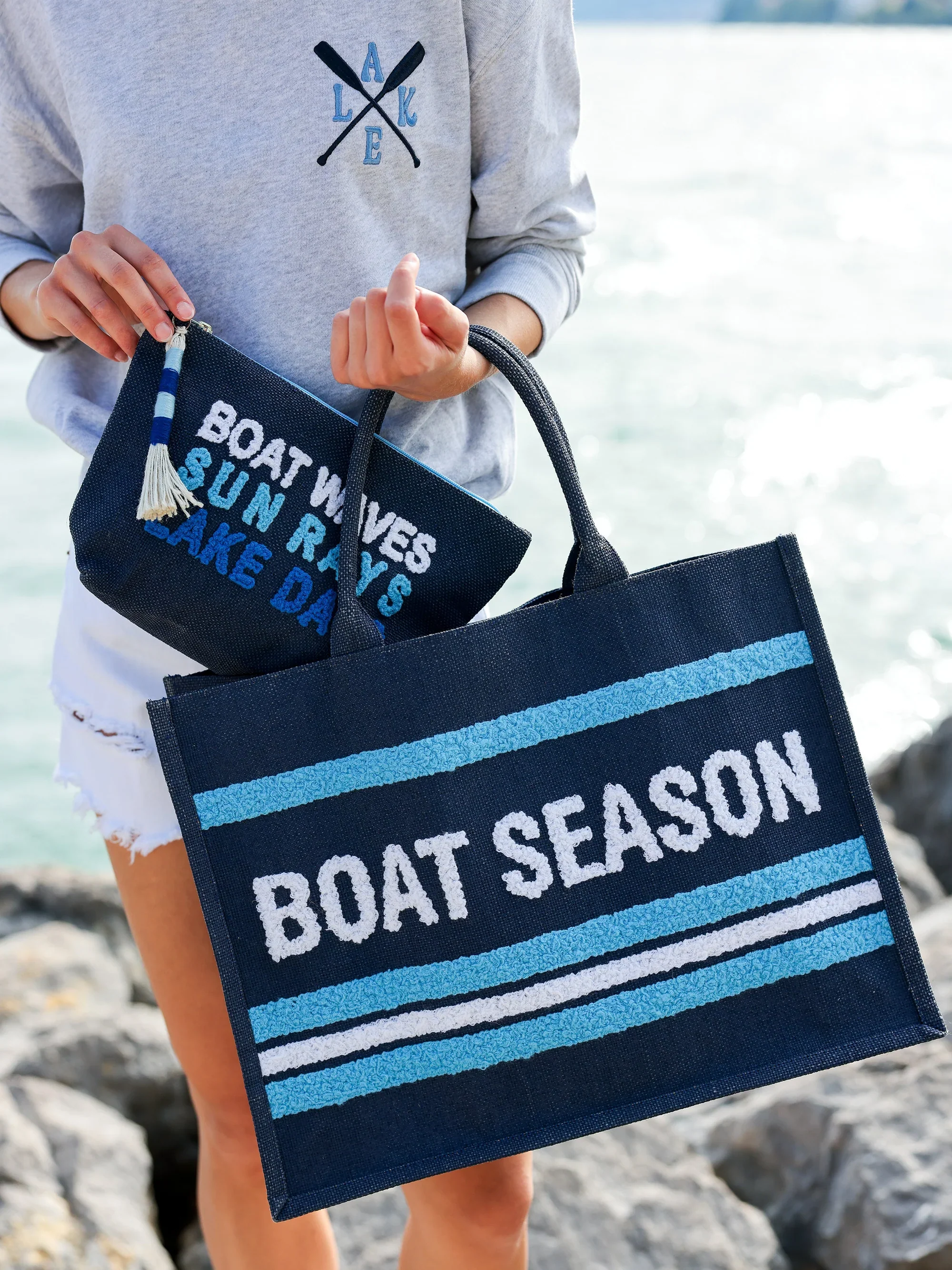 SHIRALEAH - "BOAT SEASON" BEACH BAG - Image 4