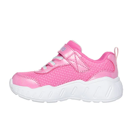 SKECHERS- KID'S PLAY SCENE PINK SPARKLE SNEAKER - Image 3