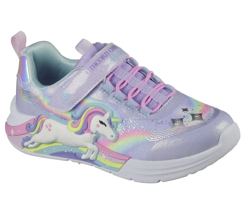 SKECHERS- KID'S S-LIGHTS: UNICORN CHASER SNEAKER - Image 2