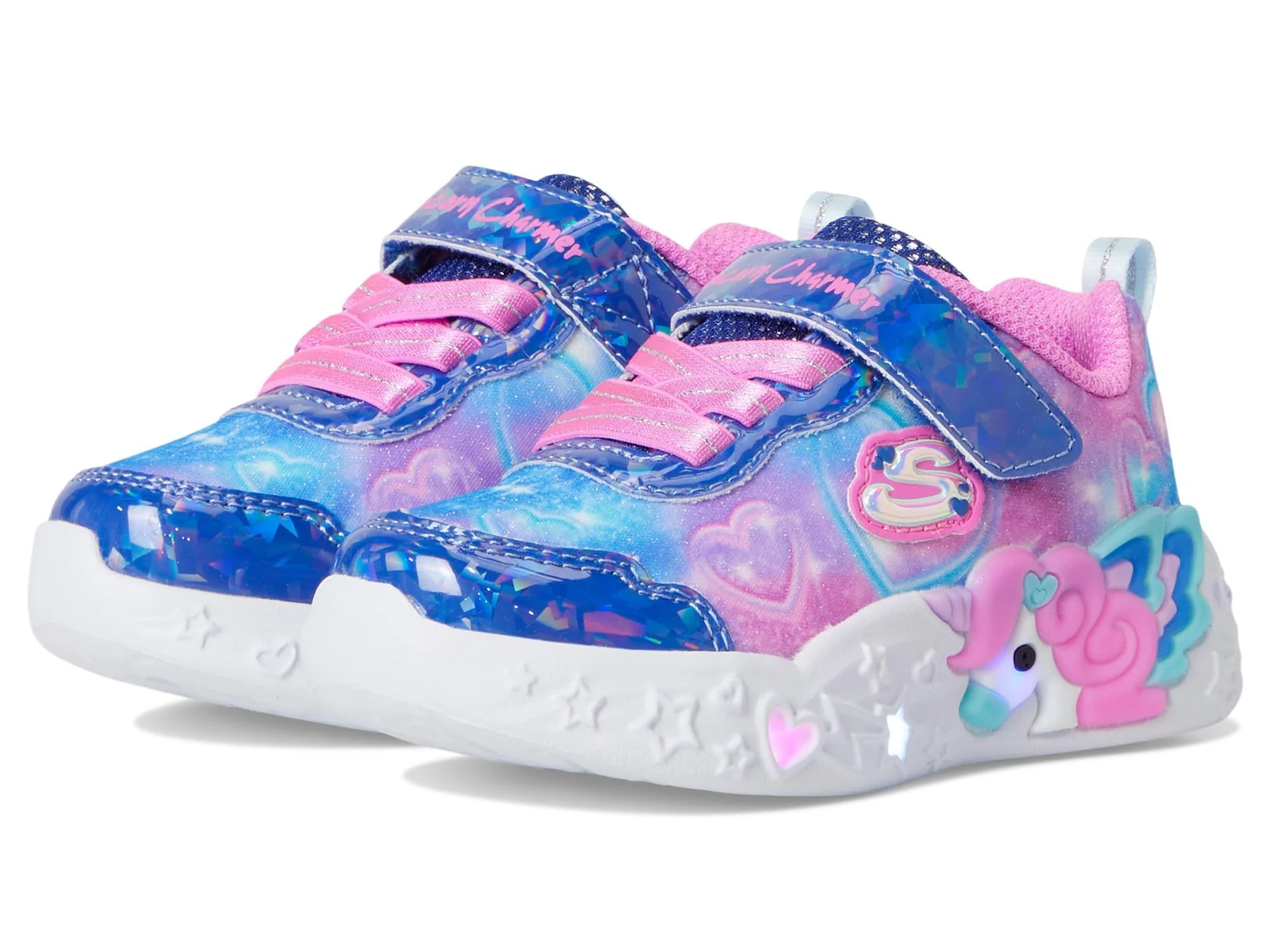 SKECHERS - LITTLE KID'S UNICORN CHARMER SHOE - Image 6