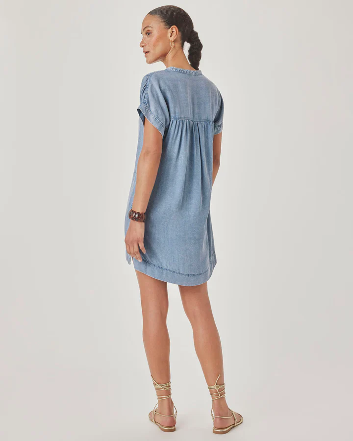 SPLENDID - WOMEN'S IVY INDIGO MINI DRESS - Image 2