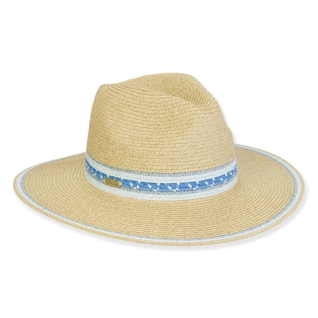 SUN 'N' SAND - HH3270 PAPER BRAID SAFARI HAT - Image 2