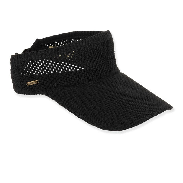 SUN 'N' SAND - HH3550 POLY KNIT VISOR - Image 2