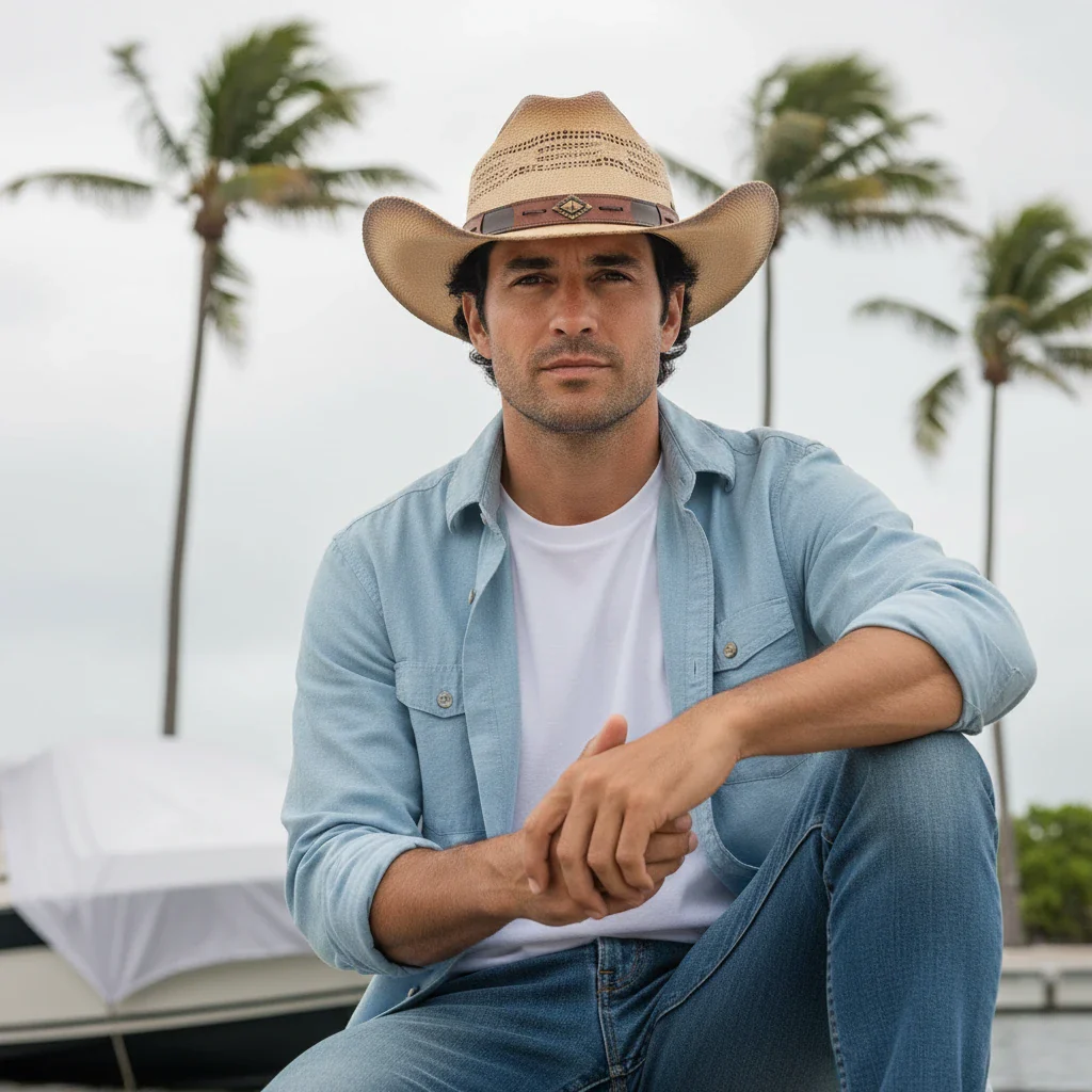 SUN 'N' SAND - HTT1303 TOYO WESTERN HAT - Image 3