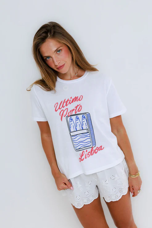 SUNNY SOMEWHERE - LISBON SARDINES TEE - Image 2