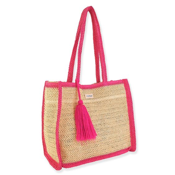 SUN N' SAND- WOMEN'S KIRA SHOULDER TOTE BAG - Image 3