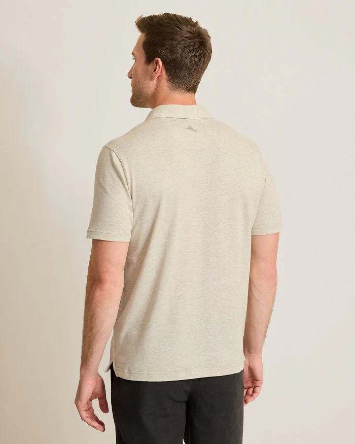TOMMY BAHAMA- MEN'S LAURITO BEACH LINEN BLEND POLO - Image 4