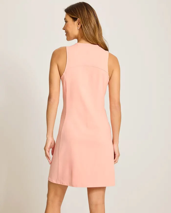 TOMMY BAHAMA - WOMEN'S AUBREY S/L ZIP DRESS - Image 4