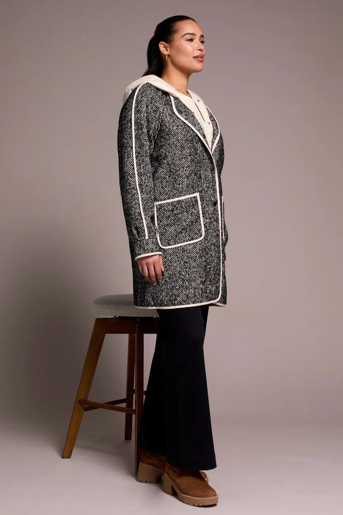 TRIBAL - WOMENS Lightweight Fooler COAT 2331O - Image 3