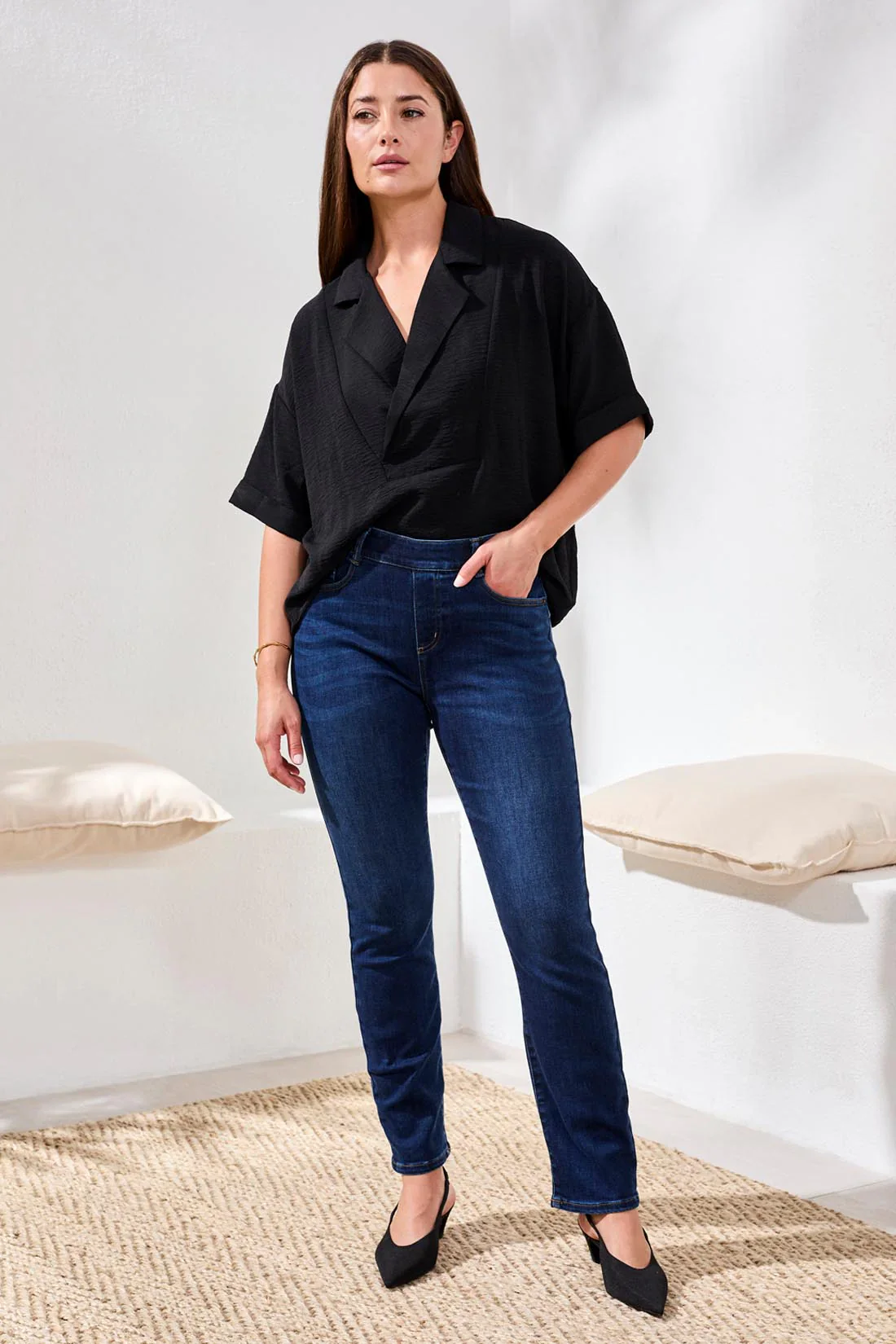 TRIBAL - Sophia Mid Rise, Pull-On Slim #5891O - Image 6